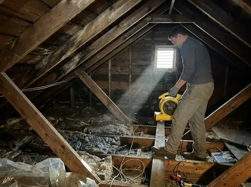 attic-water-damage-drying-proc-007 — frequently asked questions, Emergency Water Extraction & 24/7 Flood Response in Ventnor…